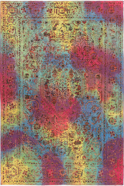 Handmade Authentic Vintage Oriental Rug, 302x200cm