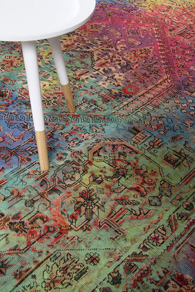 Handmade Authentic Vintage Oriental Rug, 302x200cm