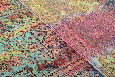 Handmade Authentic Vintage Oriental Rug, 302x200cm