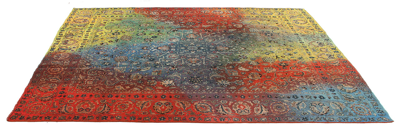 Handmade Authentic Vintage Oriental Rug, 295x240cm