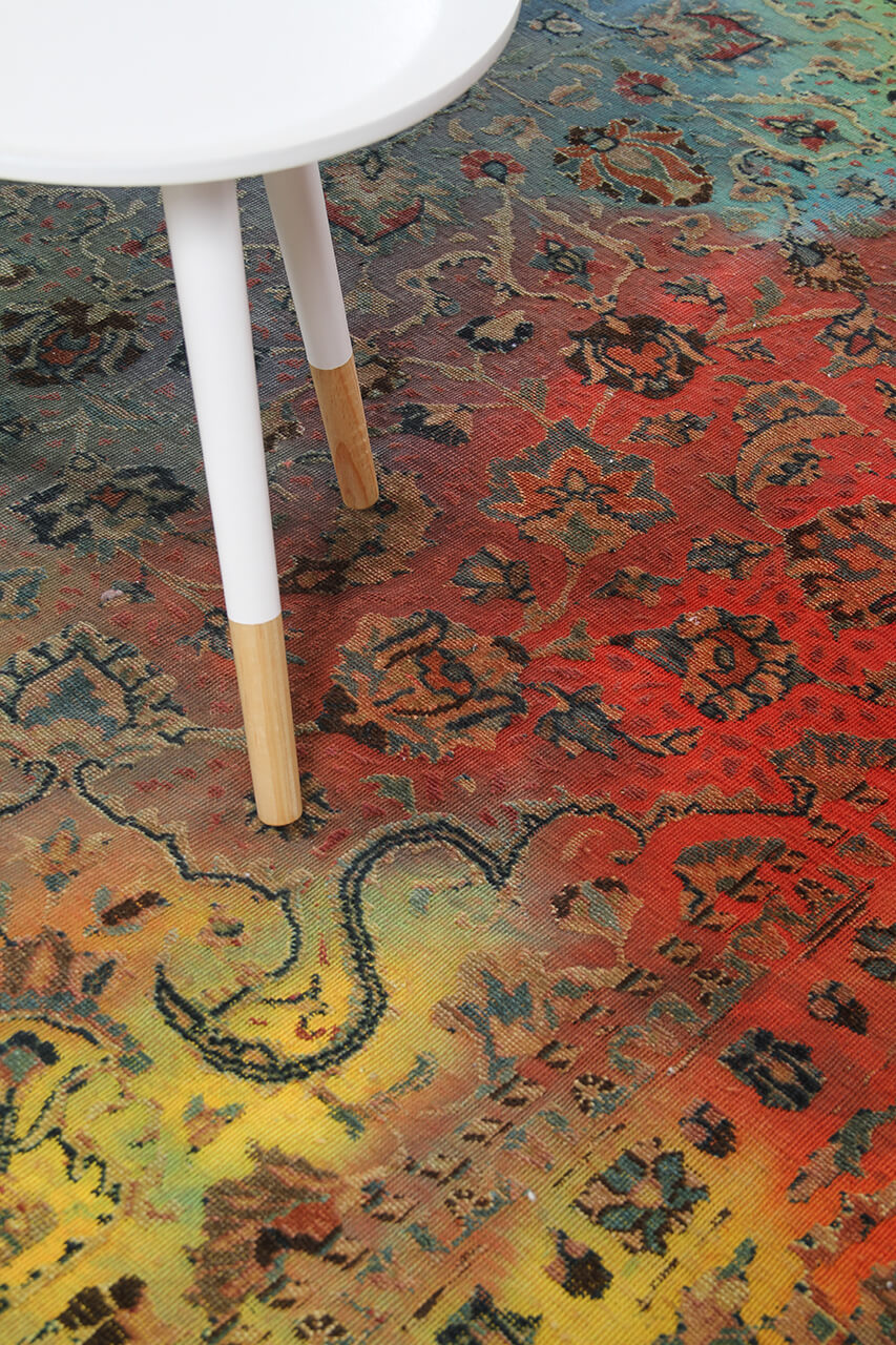 Tappeto Orientale Vintage autentico, fatto a mano 295x240cm