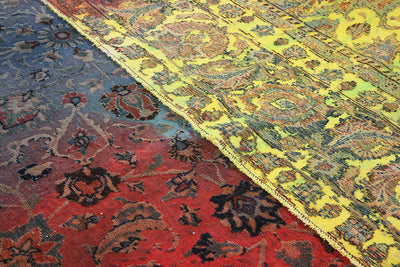 Tappeto Orientale Vintage autentico, fatto a mano 295x240cm