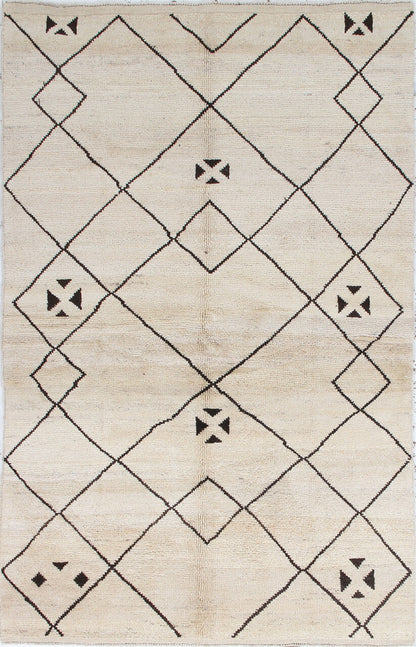 Taimany - Multicolor Tribal Wool Rug - Hand-Knotted 240x150cm