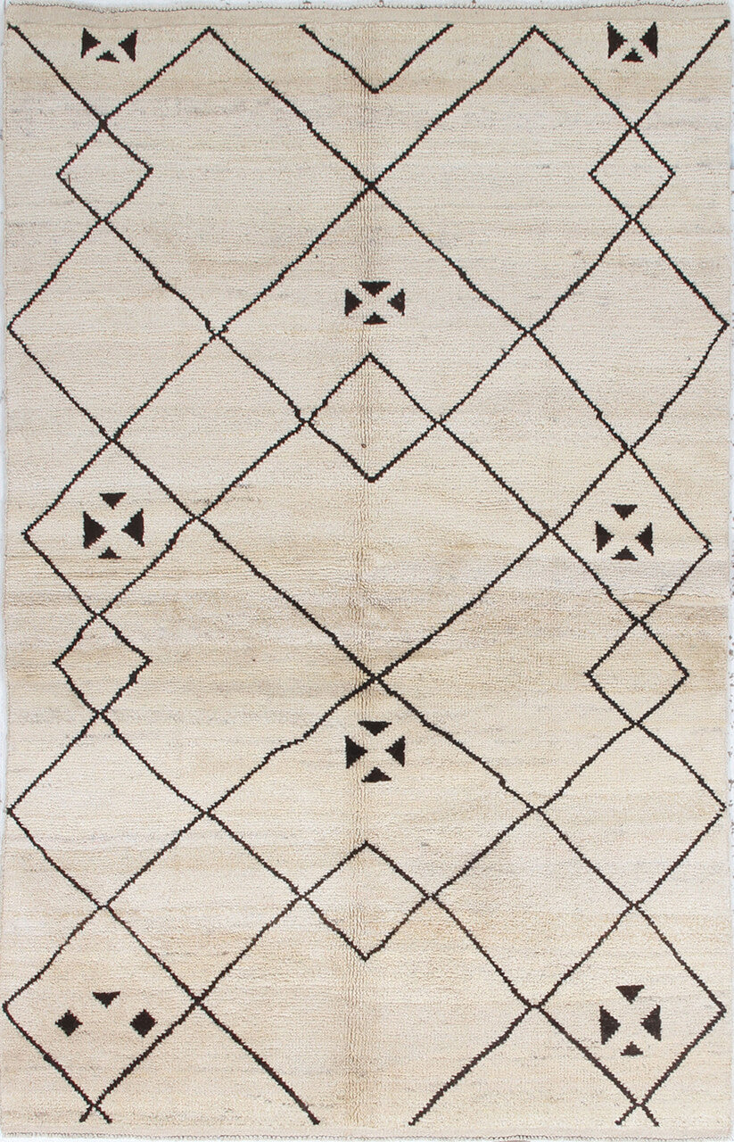 Taimany - Multicolor Tribal Wool Rug - Hand-Knotted 240x150cm