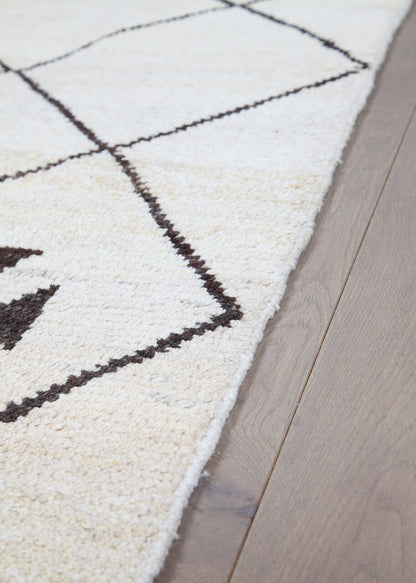 Taimany - Multicolor Tribal Wool Rug - Hand-Knotted 240x150cm