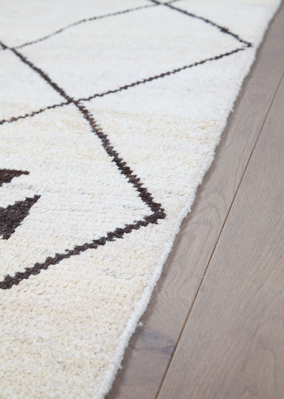 Taimany - Multicolor Tribal Wool Rug - Hand-Knotted 240x150cm