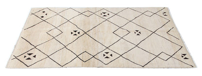 Taimany - Multicolor Tribal Wool Rug - Hand-Knotted 240x150cm