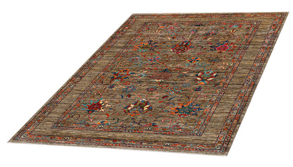 Handmade Ziegler Decorative Floral Rug, 210x154cm