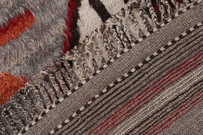 Tappeto stile berbero Navajo multicolore, fatto a mano 242x184cm - CarpetLiving