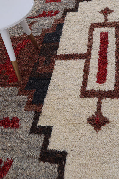 Tappeto stile berbero Navajo multicolore, fatto a mano 325x198cm - CarpetLiving