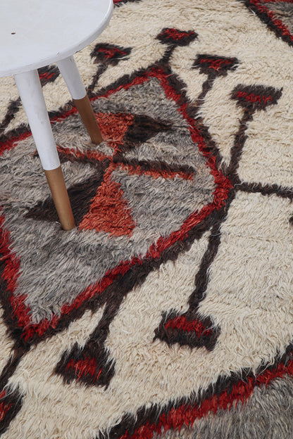 Navajo Berber style carpet multi, handmade 202x152cm