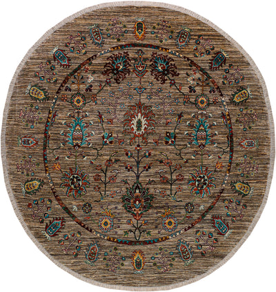 Tappeto Ziegler Decorativo floreale, fatto a mano 218x203cm