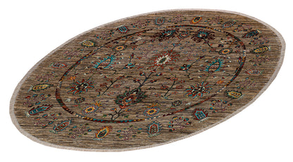 Handmade Ziegler Decorative Floral Rug, 218x203cm