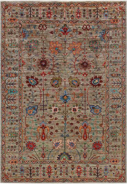 Handmade Ziegler Decorative Floral Rug, 249x172cm
