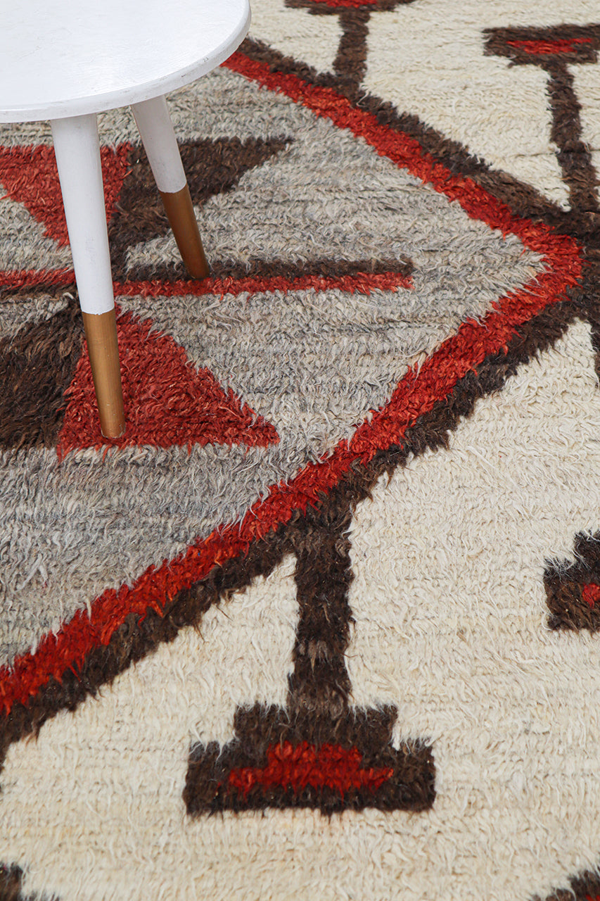 Navajo Berber style carpet multi, handmade 308x259cm
