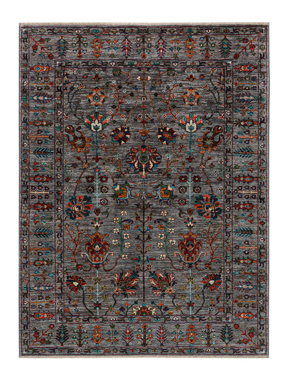 Handmade Ziegler Decorative Floral Rug, 206x153cm