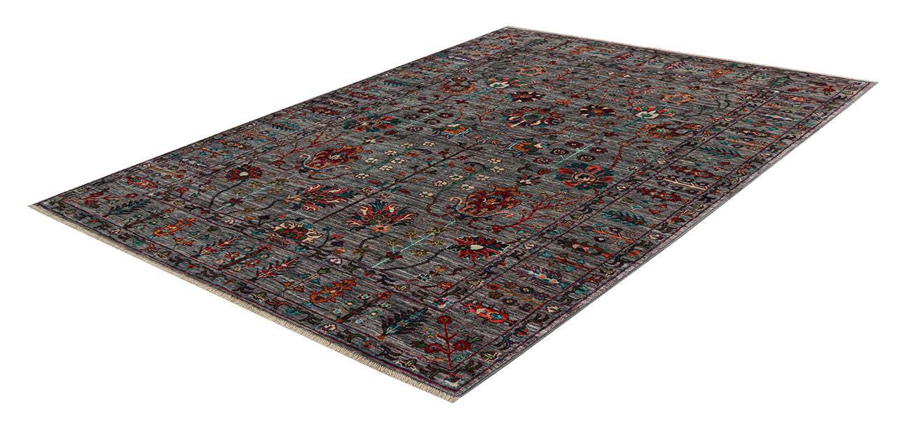 Handmade Ziegler Decorative Floral Rug, 206x153cm