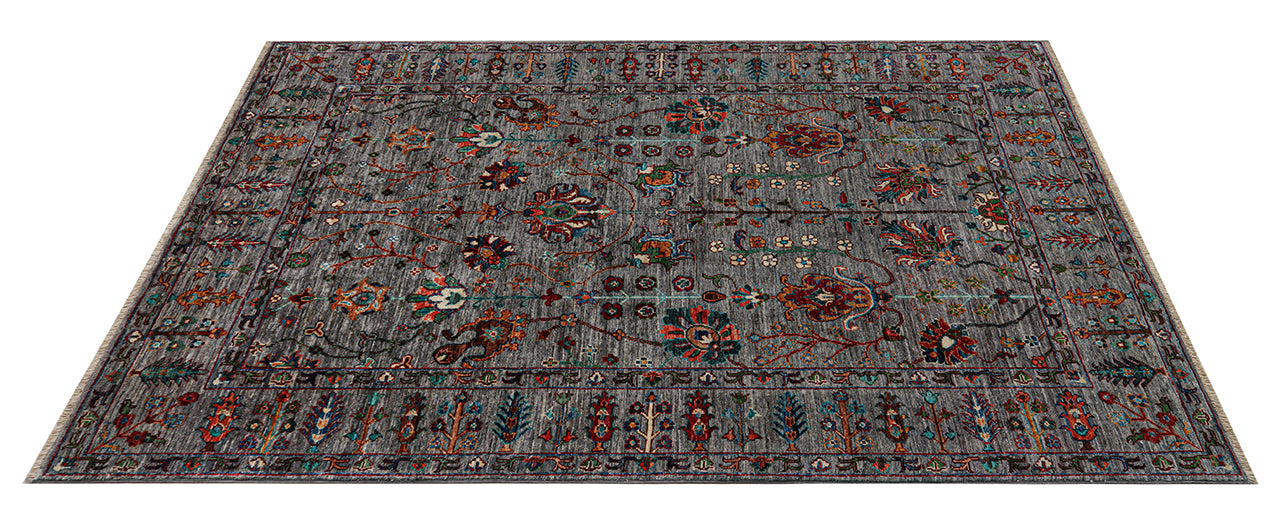 Handmade Ziegler Decorative Floral Rug, 206x153cm