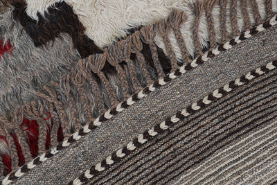 Tappeto stile berbero Navajo multicolore, fatto a mano 305x210cm - CarpetLiving