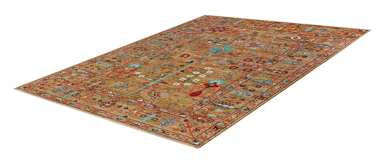 Handmade Ziegler Decorative Floral Rug, 188x130cm