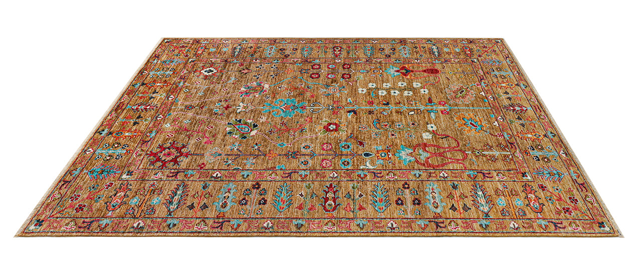 Handmade Ziegler Decorative Floral Rug, 188x130cm