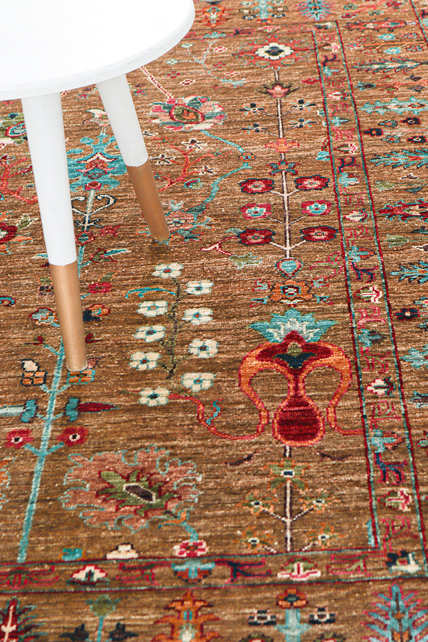 Handmade Ziegler Decorative Floral Rug, 188x130cm