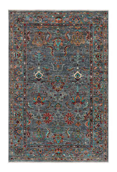 Tappeto Ziegler Decorativo floreale, fatto a mano 196x128cm