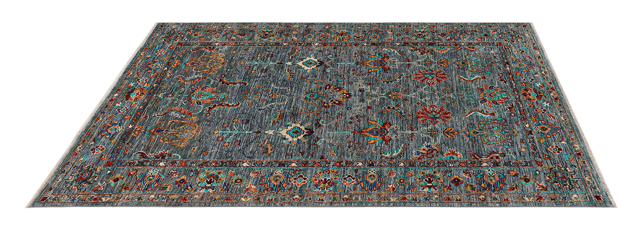 Handmade Ziegler Decorative Floral Rug, 196x128cm