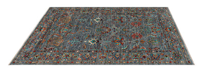 Tappeto Ziegler Decorativo floreale, fatto a mano 196x128cm