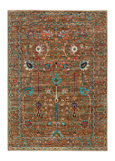 Handmade Ziegler Decorative Floral Rug, 213x154cm