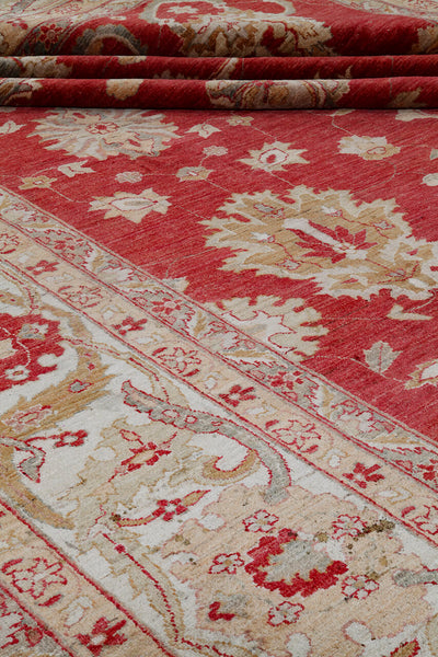 Tappeto Ziegler Farahan premium in lana, fatto a mano 494x372cm - CarpetLiving