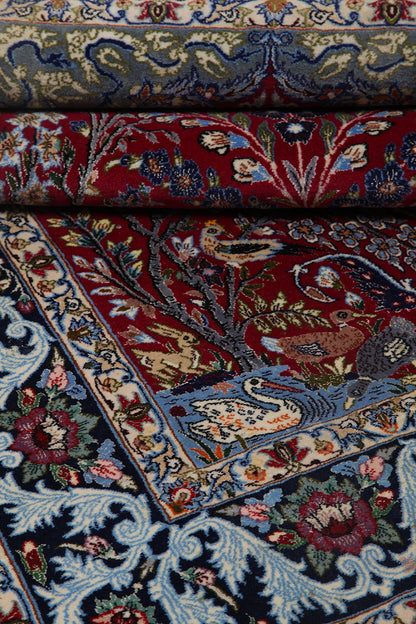 Persian Isfahan Silk & Wool Rug 161_110 cm