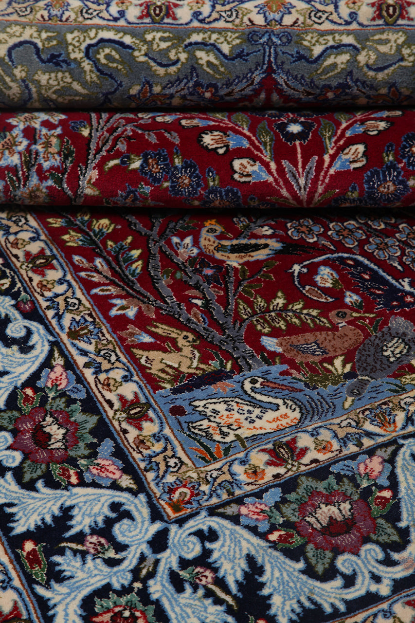 Persian Isfahan Silk & Wool Rug 161_110 cm