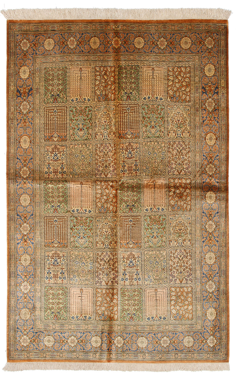 Persian Qum Silk Rug 205_135 cm