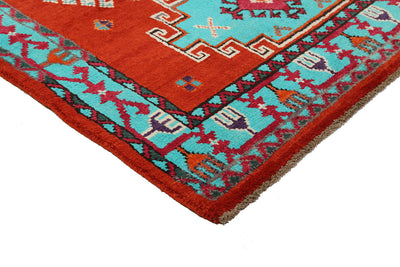 Tappeto Kazak Classico, Multicolore, fatto a mano, 185x130cm - CarpetLiving