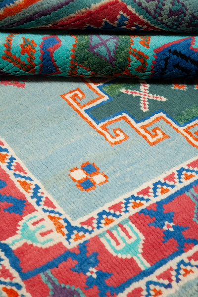 Tappeto Kazak Classico, Multicolore, fatto a mano, 187x124cm - CarpetLiving