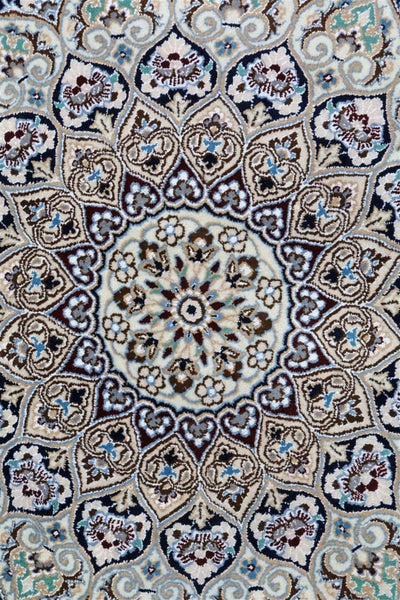 Fine Persian Nain Rug 9La 214_214 cm