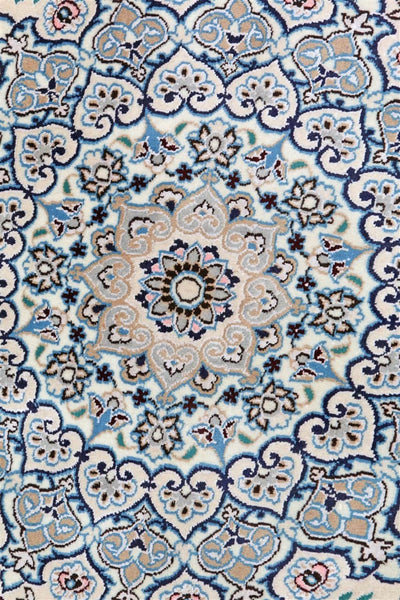 Fine Persian Nain Round Rug 9La 210_210 cm
