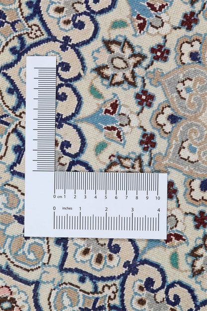 Fine Persian Nain Round Rug 9La 210_210 cm