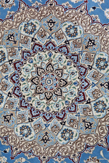 Fine Persian Nain Round Rug 9La 202_202 cm