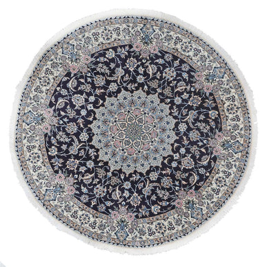 Fine Persian Nain Round Rug 9La 200_200 cm
