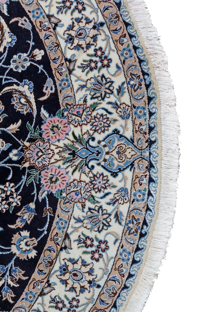 Tappeto Persiano rotondo NAIN 9L fine 200x200cm