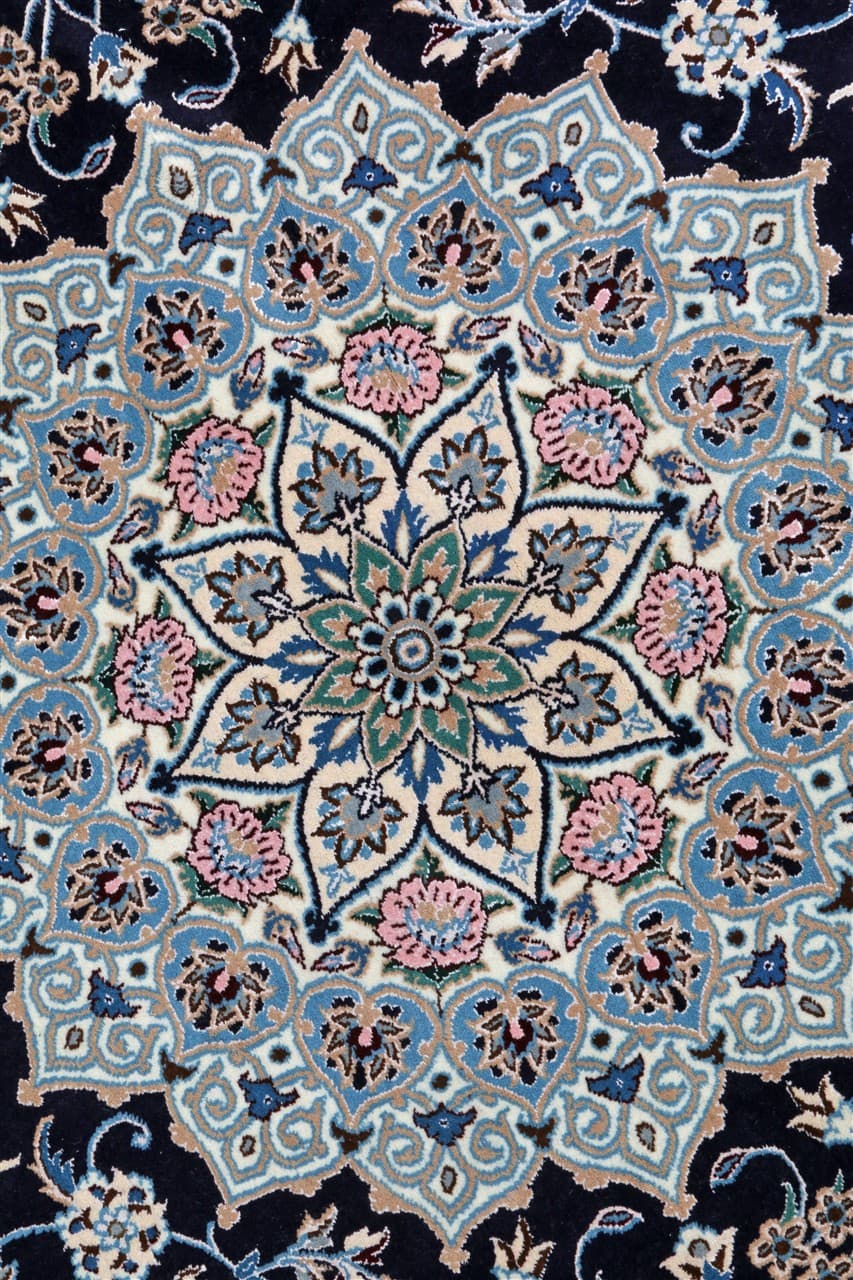 Tappeto Persiano rotondo NAIN 9L fine 200x200cm