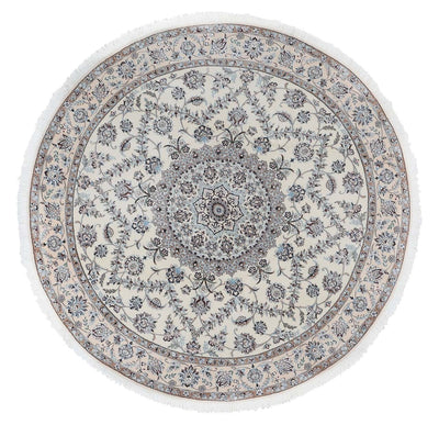 Fine Persian Nain Round Rug 9La 200_200 cm
