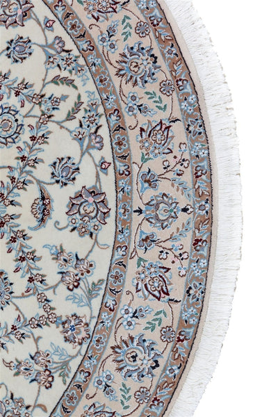 Fine Persian Nain Round Rug 9La 200_200 cm