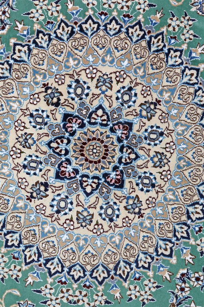 Fine Persian Nain Rug 9La 205_205 cm