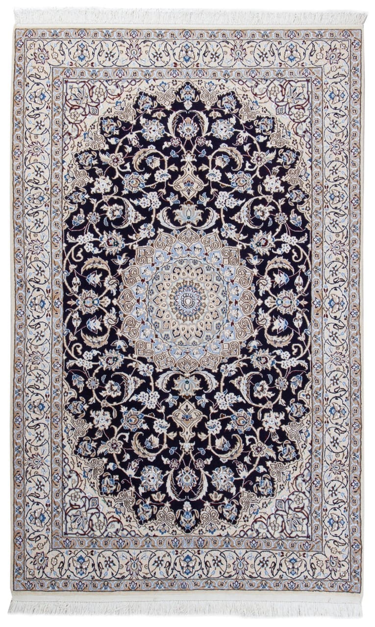 Fine Persian Nain Rug 9La 202_125 cm