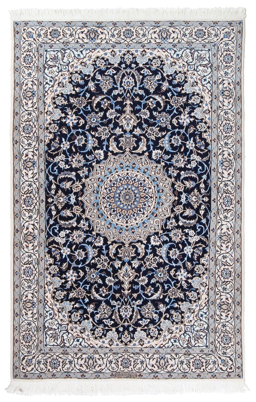 Fine Persian Nain Rug 9La 211_132 cm