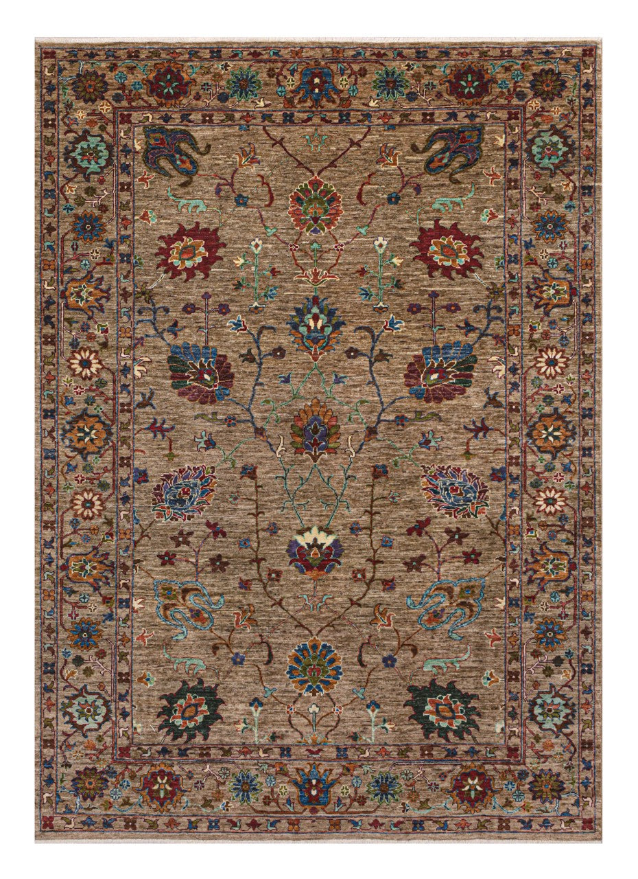 Tappeto Ziegler Decorativo floreale, fatto a mano 243x177cm