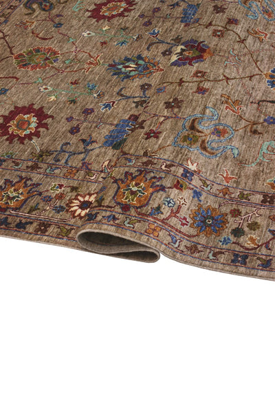 Handmade Ziegler Decorative Floral Rug, 243x177cm